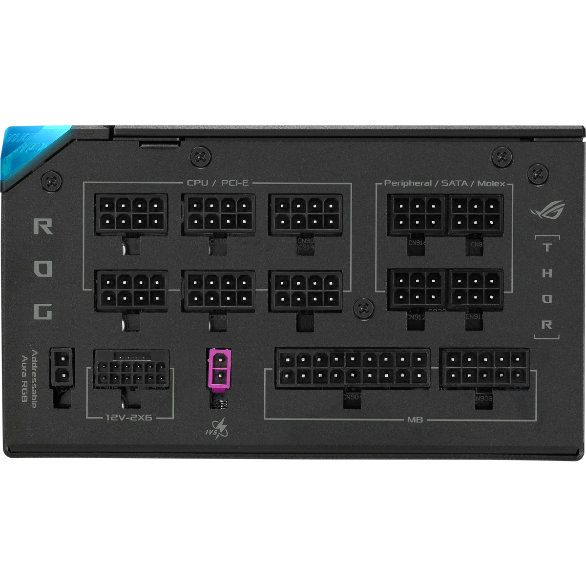 Alimentation électrique 1000W ASUS ROG THOR Platinum III (ROG-THOR-1000P3-GAMING) - 90YE00V3-B0NA00 - photo 7