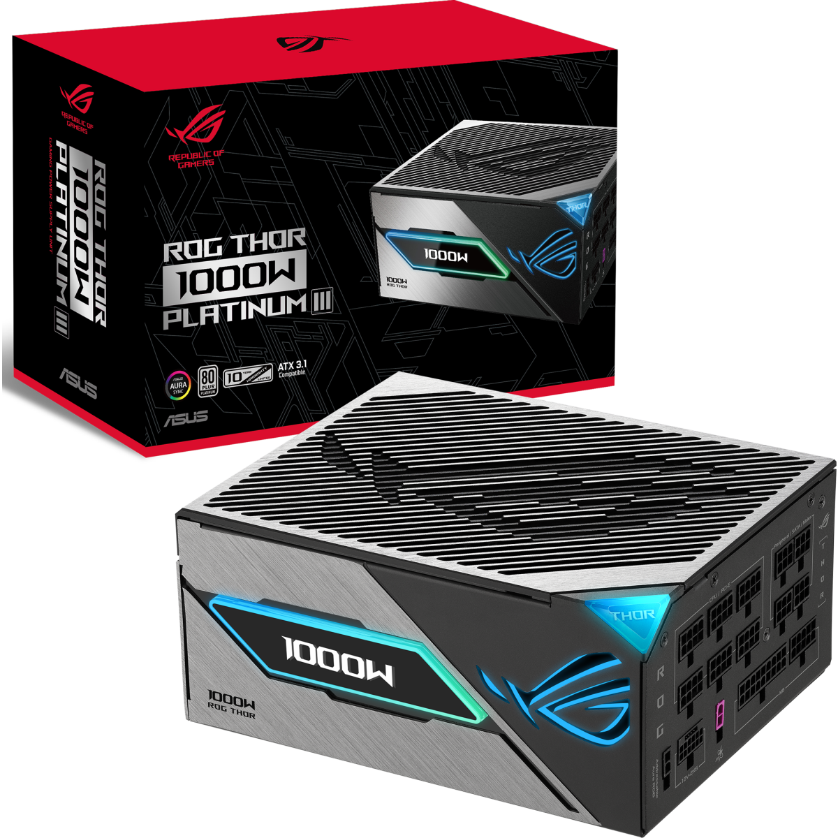 Alimentation électrique 1000W ASUS ROG THOR Platinum III (ROG-THOR-1000P3-GAMING) - 90YE00V3-B0NA00 - photo 11