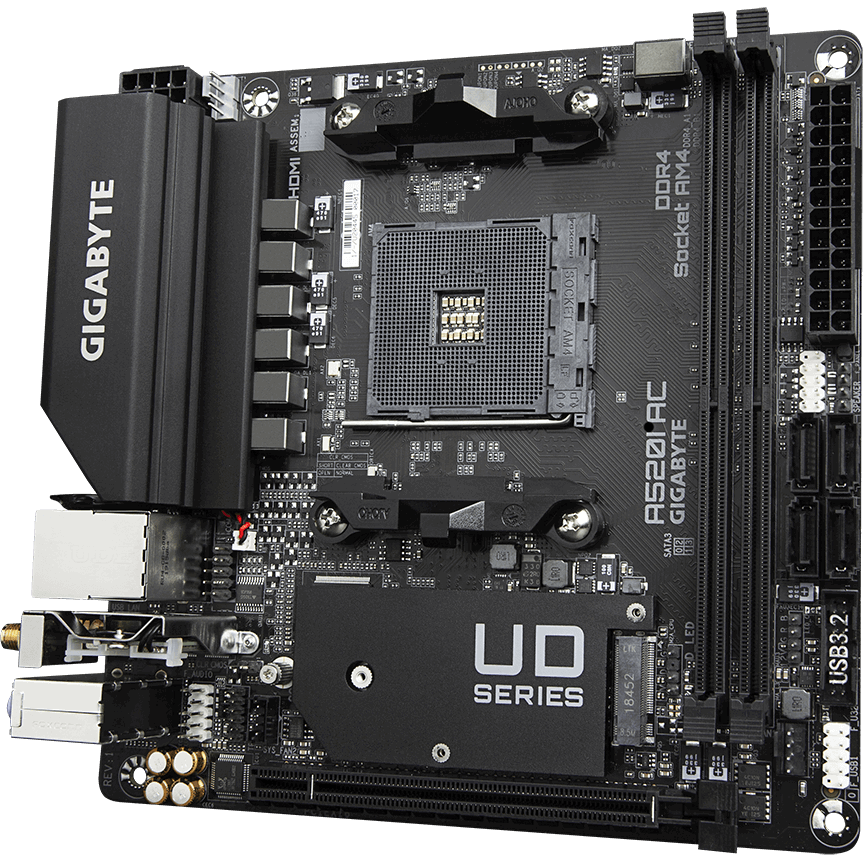 Motherboard Gigabyte A520I AC - photo 2