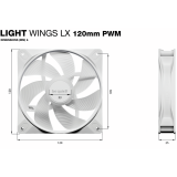 Ventilateur pour boîtier Be Quiet Light Wings LX 120mm PWM White, 3 pcs (BL122)