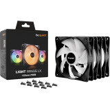 Ventilateur pour boîtier Be Quiet Light Wings LX 120mm PWM Black, 3 pcs (BL121)