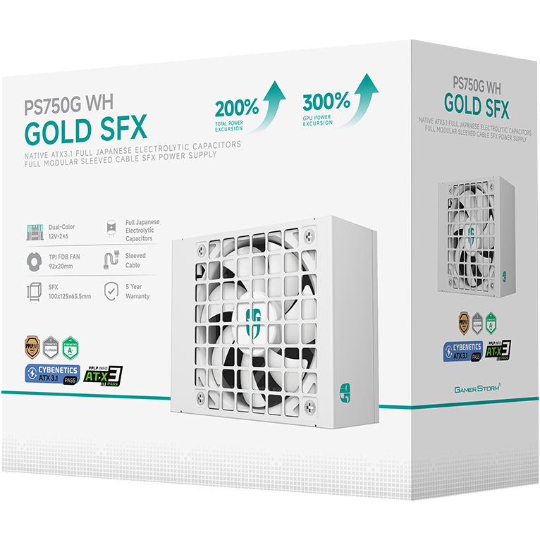 Alimentation électrique 750W DeepCool PS750G WH - photo 8