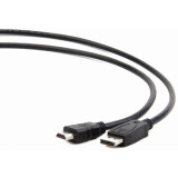 Kabelis DisplayPort (M) - HDMI (M), 7.5m, Gembird CC-DP-HDMI-7.5M