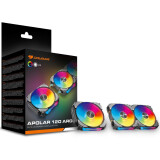 Ventilateur pour boîtier Cougar APOLAR 120 ARGB Black (3 Fan Pack) (CF-APR12HB3-RGB)