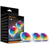 Case fan Cougar APOLAR 120 ARGB White (3 Fan Pack) (CF-APR12HW3-RGB)