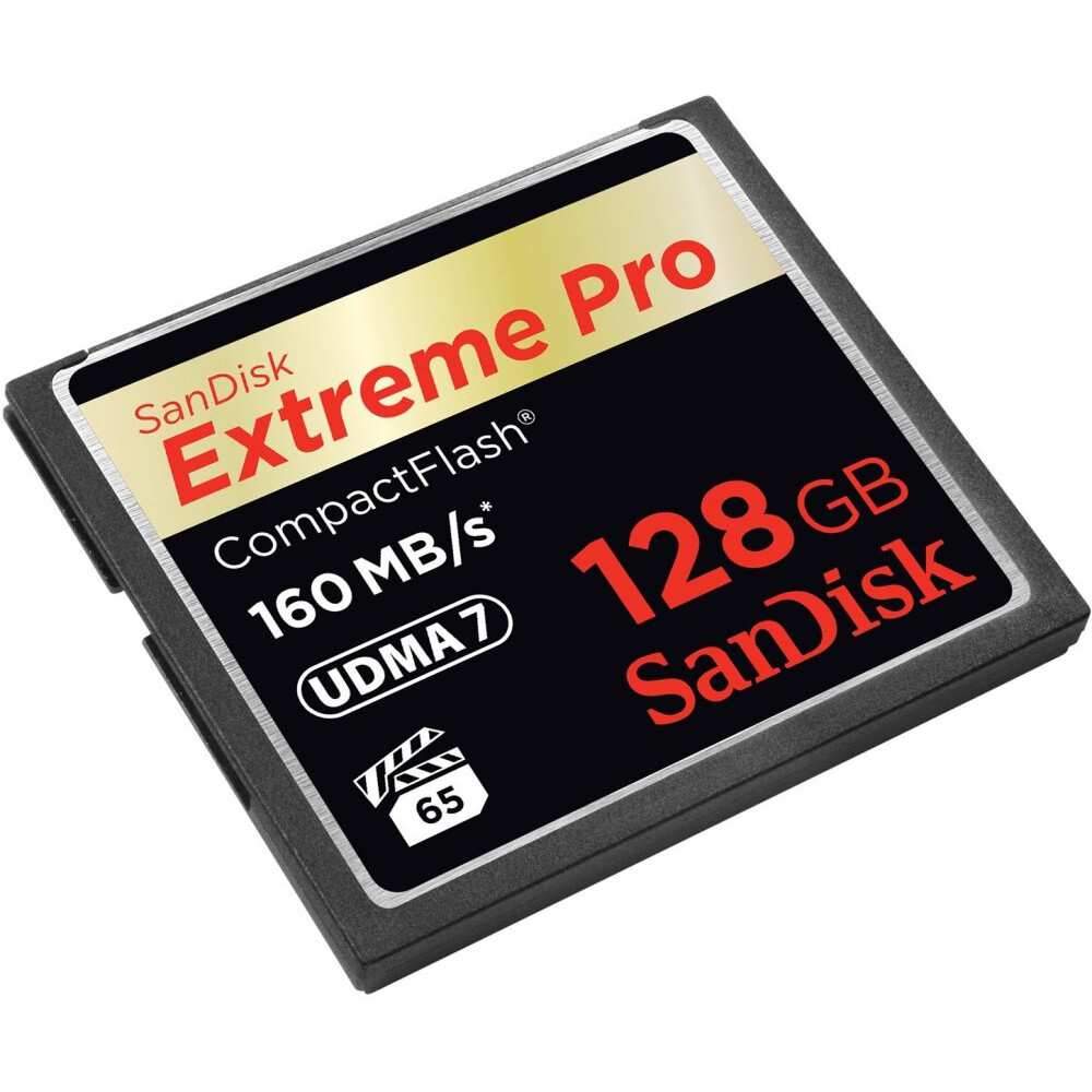 Carte mémoire 128GB Compact Flash SanDisk Extreme Pro (SDCFXPS-128G-X46)