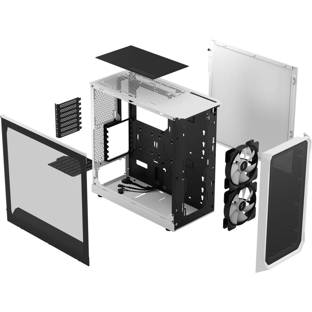Boîtier Fractal Design Focus 2 RGB White TG Clear Tint - FD-C-FOC2A-04 - photo 12