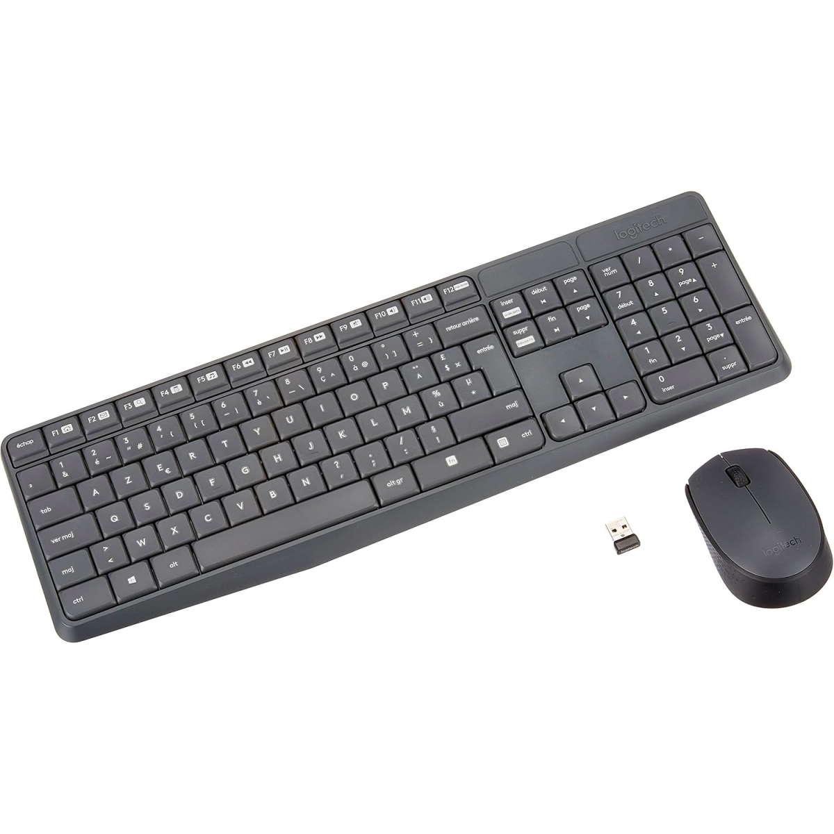 Clavier + souris Logitech Wireless MK235 (920-007948/920-007949) - 920-007907