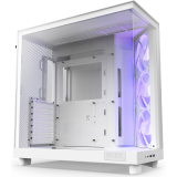 Boîtier NZXT H6 Flow RGB White (CC-H61FW-R1)