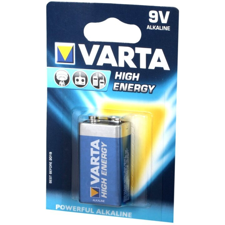 Batterie Varta High Energy / Longlife Power (9V, 1 шт.) - 04922121411