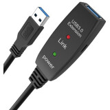 Pagarinātāja kabelis USB 3.0 A (M) - A (F), 5m, AOpen ACU827A-5M