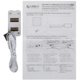 Ventilateur pour boîtier Lian Li UNI Fan TL Wireless LCD 120 Reverse Blade White (3 pcs) (12RTLLCD1W3W)