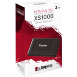 Externer Speicher SSD 2TB Kingston XS1000 (SXS1000/2000G)