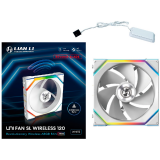 Ventilateur pour boîtier Lian Li UNI Fan SL Wireless 120 Reverse Blade White (G99.12RSL1W1W.00)