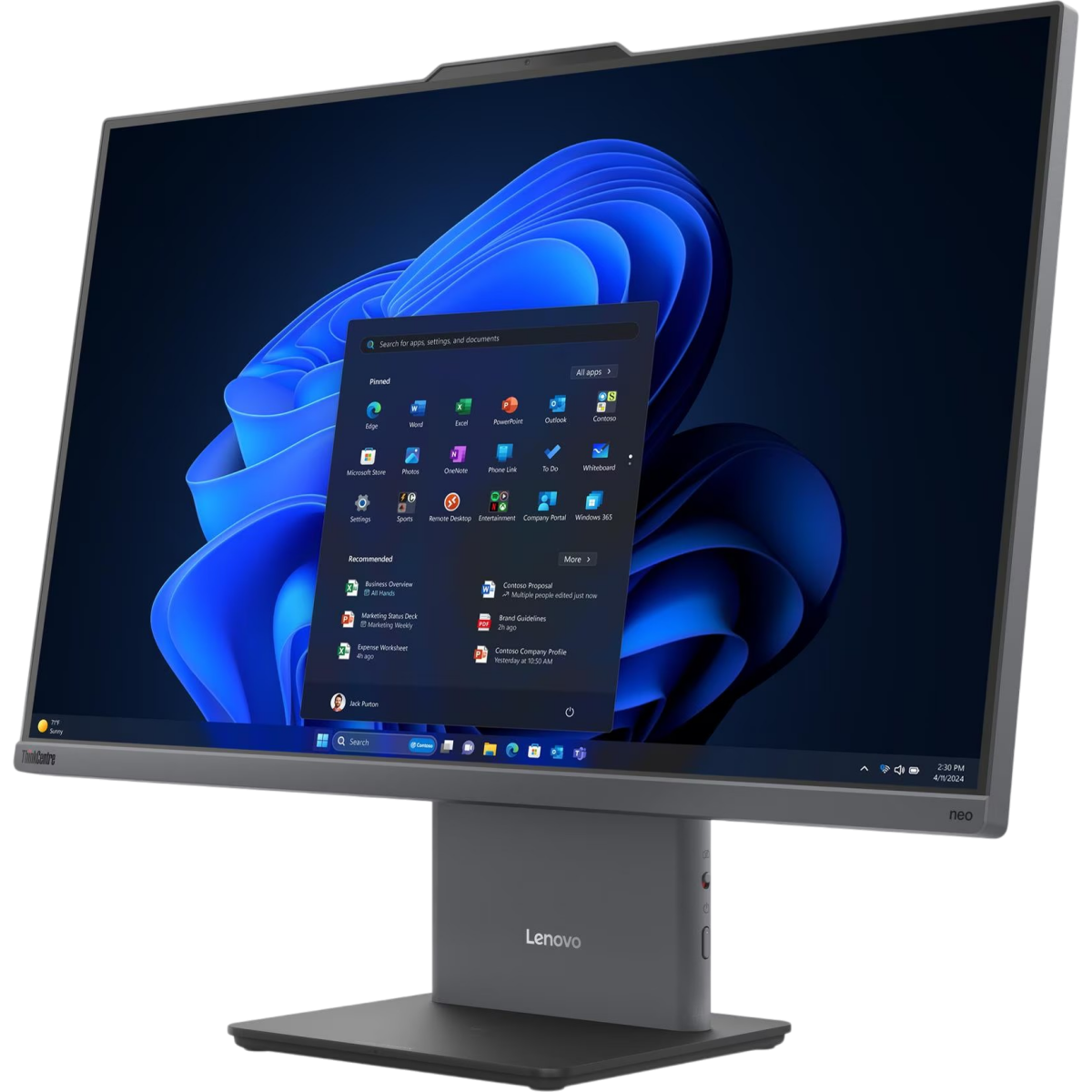 All-in-One Lenovo ThinkCentre neo 55a 24 Gen 6 Luna Grey (13FA004NFR) - photo 3