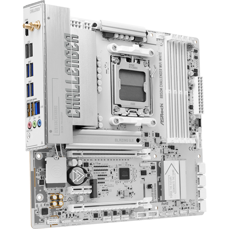 Carte mère ASRock B850M Challenger WiFi White - photo 2