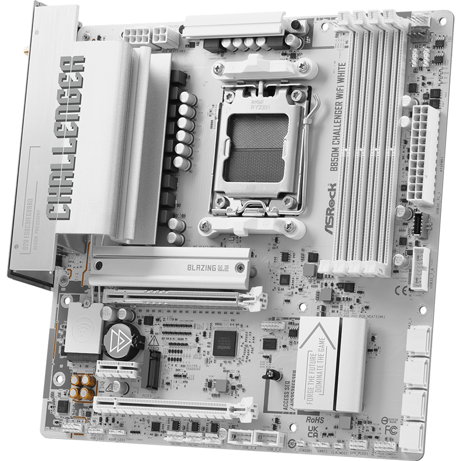 Carte mère ASRock B850M Challenger WiFi White - photo 3