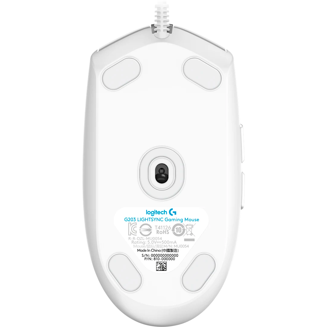Mouse Logitech G203 LightSync White (910-005797) - photo 4