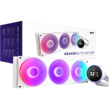 Liquid cooling system NZXT Kraken Elite 420 White (RL-KR42E-W2)