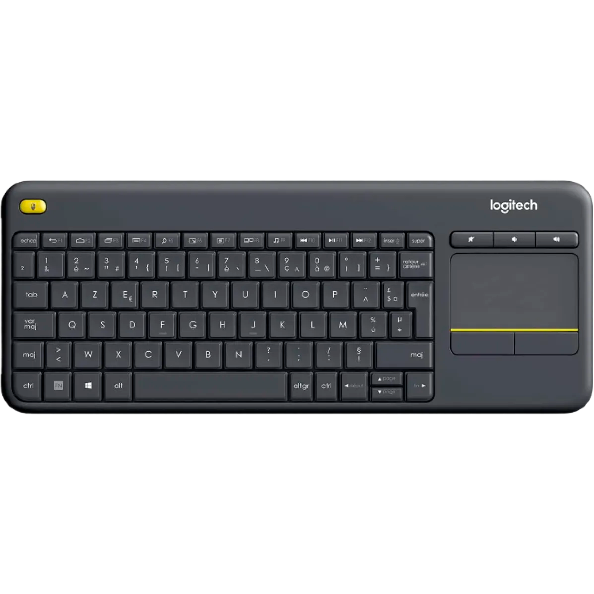 Clavier Logitech K400 Wireless Touch Plus Black (920-007147) - 920-007145