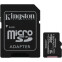 Atmiņas kartes Kingston MicroSD 256Gb Canvas Select Plus + SD Adapter (SDCS2/256GB)