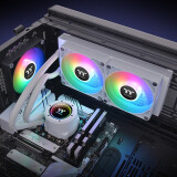 Liquid cooling system Thermaltake TH240 V2 ARGB Sync Snow Edition (CL-W364-PL12SW-A)