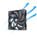Case fan Thermaltake SWAFAN GT14 TT Premium Edition Black (CL-F157-PL14BL-A)