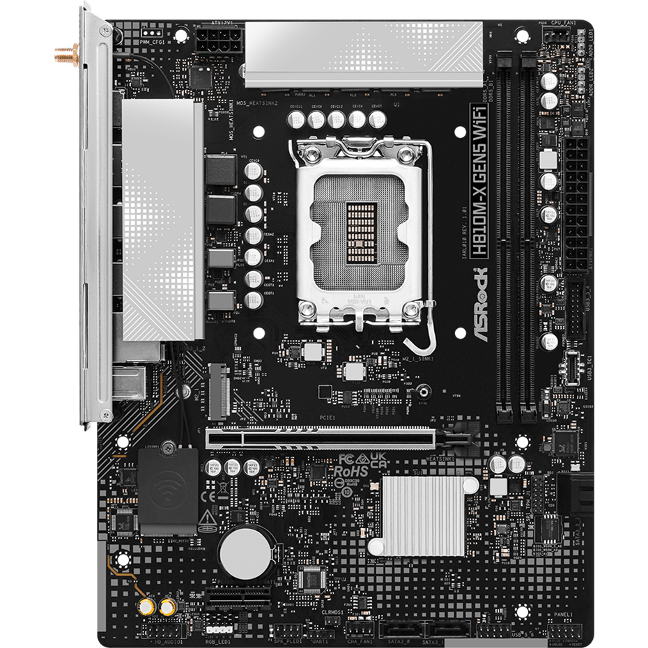 Motherboard ASRock H810M-X Gen5 WiFi