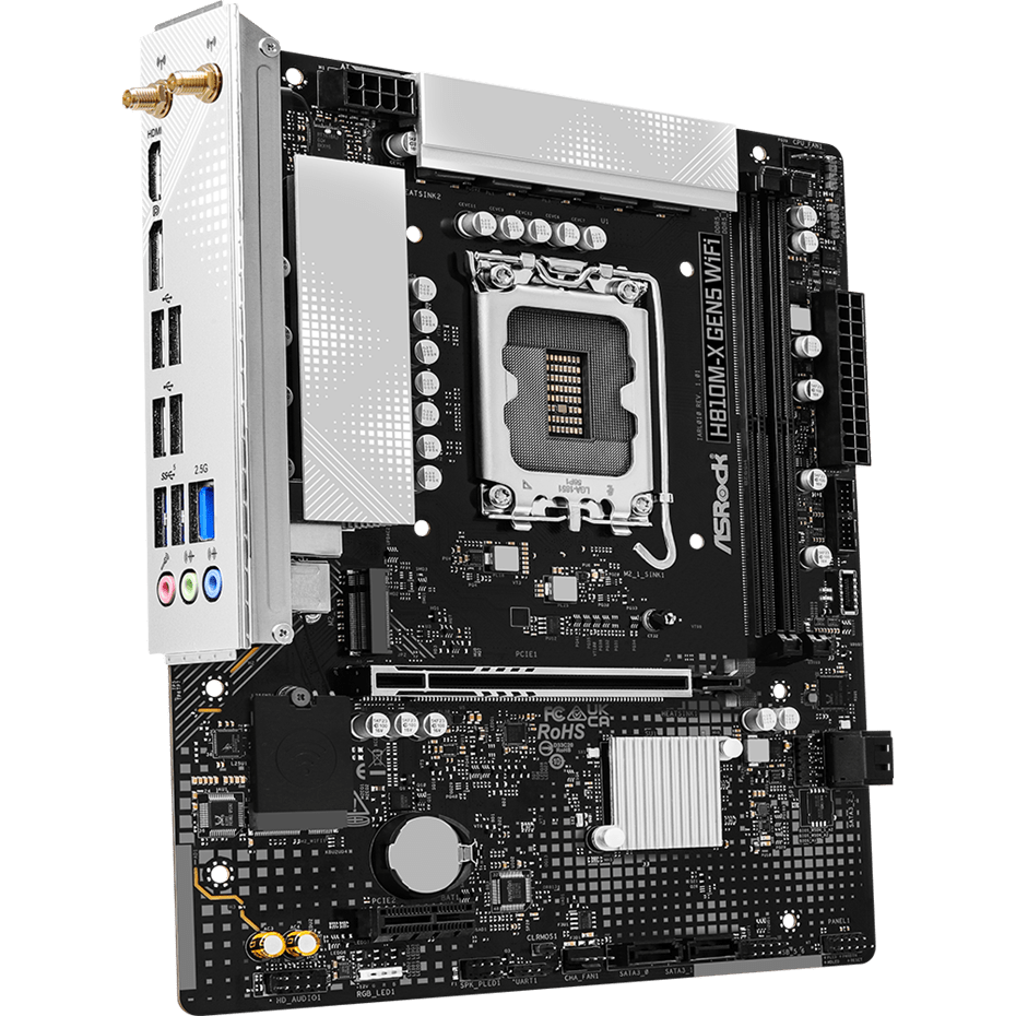 Motherboard ASRock H810M-X Gen5 WiFi - photo 2