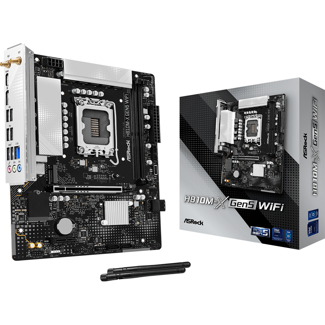 Motherboard ASRock H810M-X Gen5 WiFi - photo 5