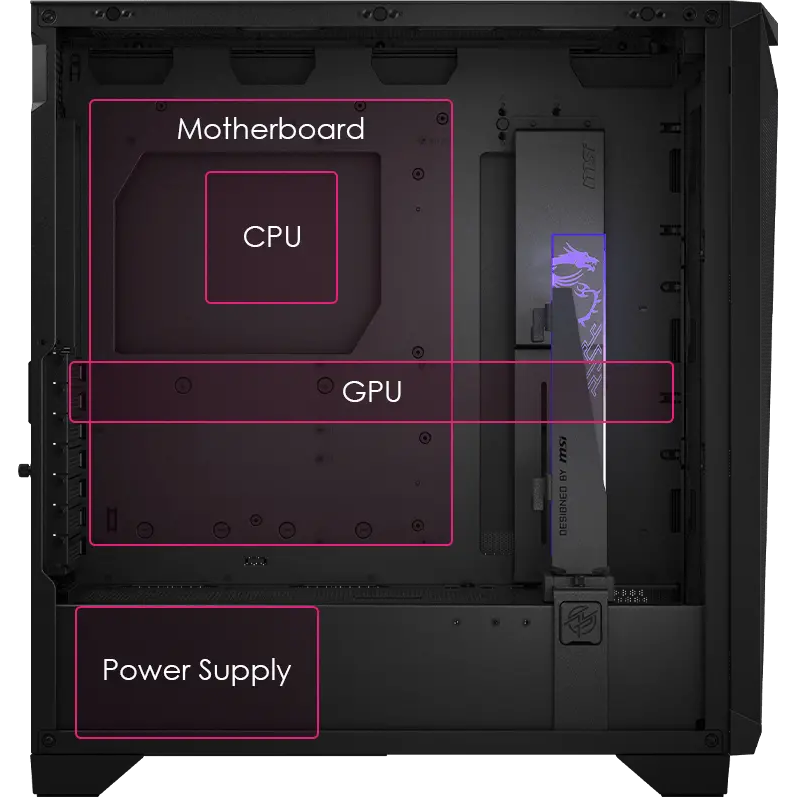 Boîtier MSI MPG GUNGNIR 300P AIRFLOW - photo 11