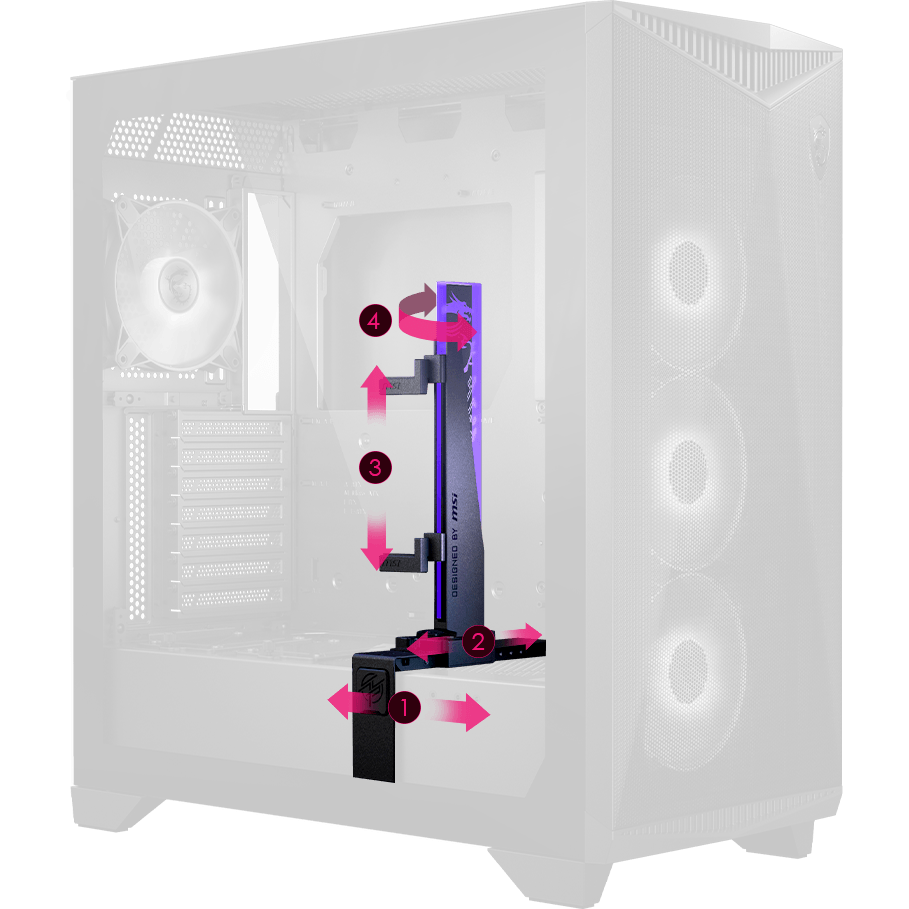 Boîtier MSI MPG GUNGNIR 300P AIRFLOW - photo 12
