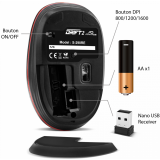 Mouse Advance DRIFT2 Red (S-290RE)