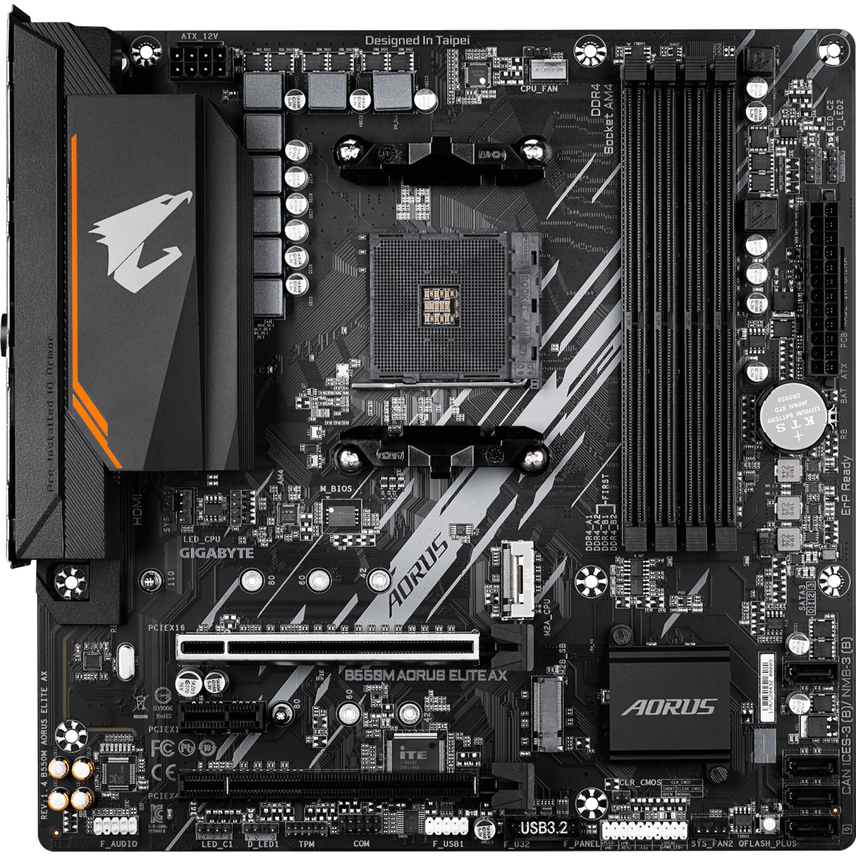 Carte mère Gigabyte B550M AORUS ELITE AX (rev. 1.3)