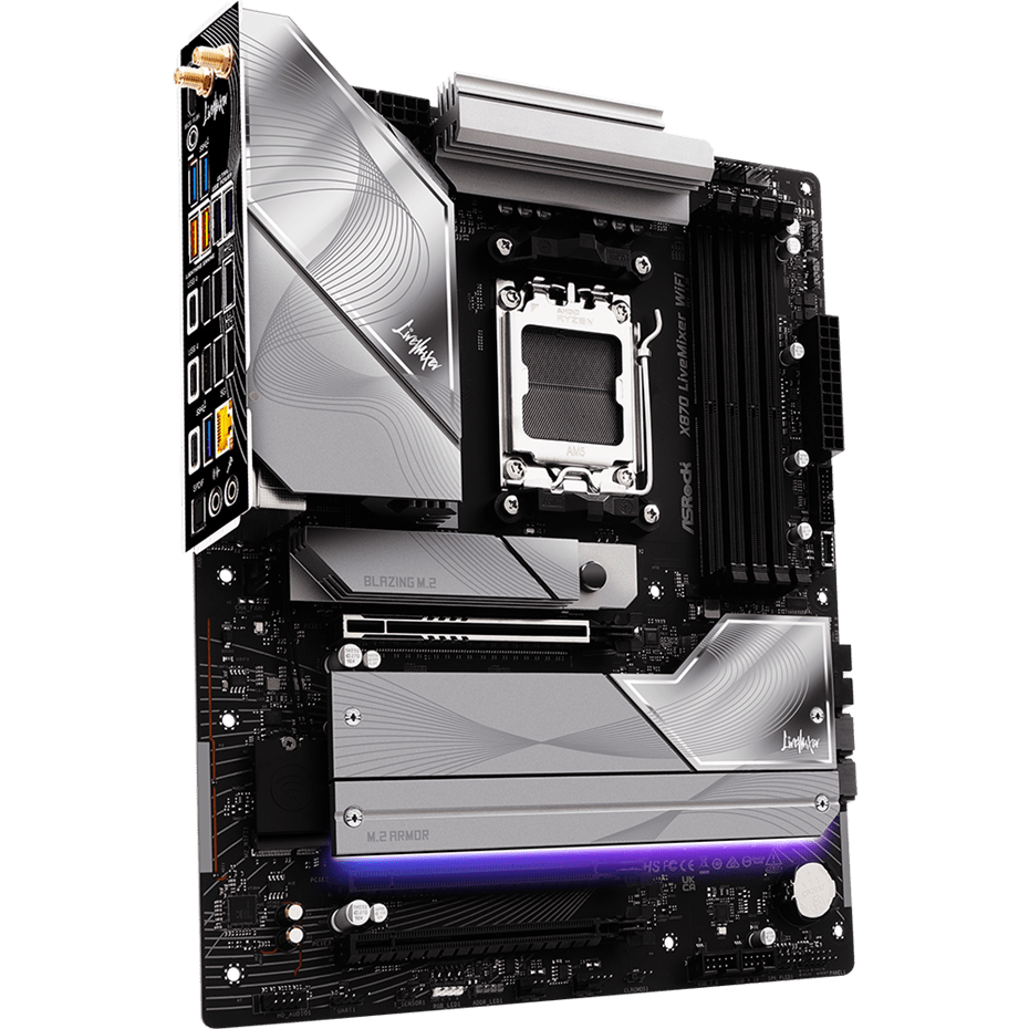Carte mère ASRock X870 LiveMixer WiFi - photo 2