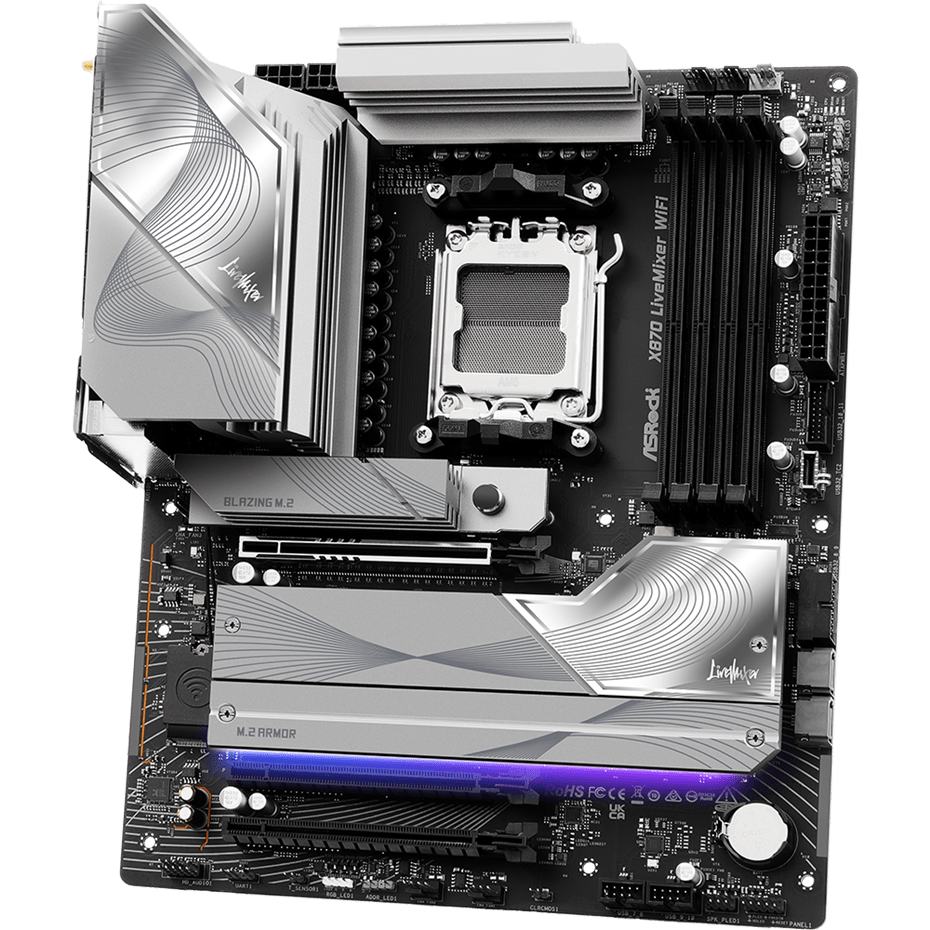 Carte mère ASRock X870 LiveMixer WiFi - photo 3
