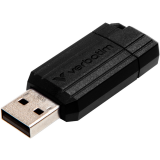 USB-Flash-Laufwerk 16GB Verbatim PinStripe Black (49063)