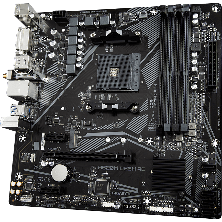 carte mère Gigabyte A520M DS3H AC - photo 3