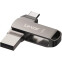 Clé USB 128GB Lexar JumpDrive Dual D400 Grey - LJDD400128G-BNQNG