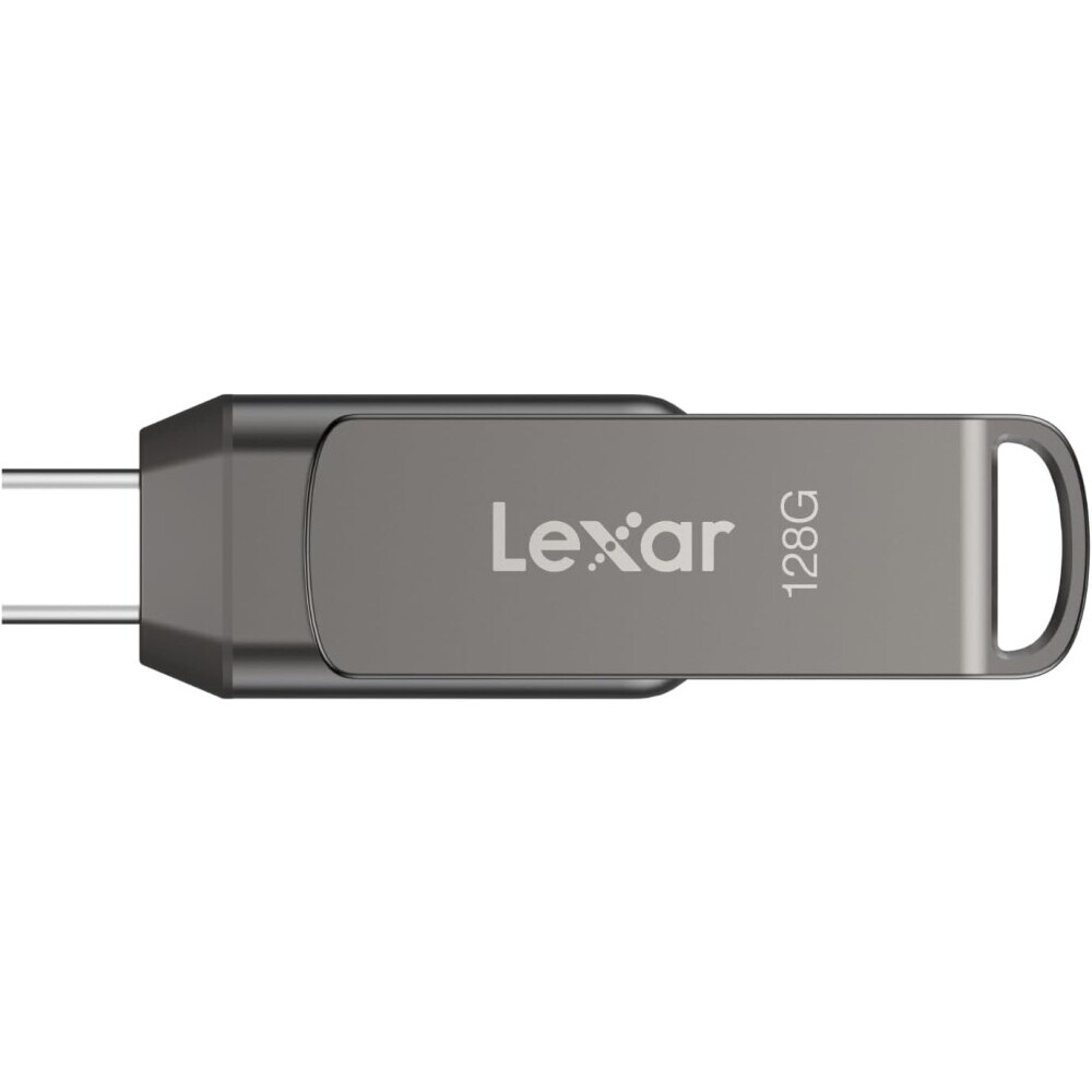 Clé USB 128GB Lexar JumpDrive Dual D400 Grey - LJDD400128G-BNQNG - photo 2