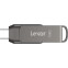 Clé USB 128GB Lexar JumpDrive Dual D400 Grey - LJDD400128G-BNQNG - photo 2