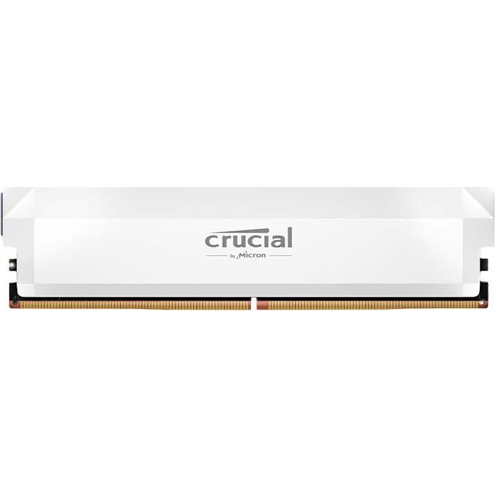Mémoire vive 16GB DDR5 6400MHz Crucial Pro (CP16G64C32U5W)