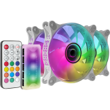 Вентилятор для корпуса Mars Gaming MF-3D White (3-Fan Pack) (MF3DKITW)