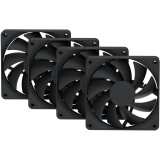 Вентилятор для корпуса HYTE FA12 Pitch Black (4-Fan Pack) (FAN-HYTE-FA12-BB-4)
