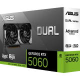 Graphics card NVIDIA GeForce RTX 5060 ASUS Dual OC Advanced 8GB (DUAL-RTX5060-O8G-A)