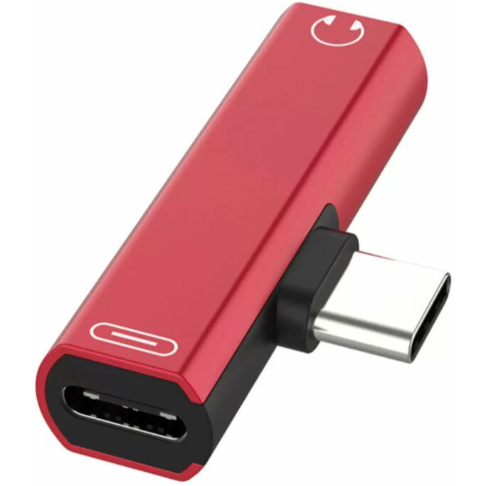 Pārejas savienojums USB Type-C - USB Type-C + 3.5 mini Jack, Greenconnect GCR-52243