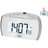 Radioschaltuhr AEG MRC 4119 P White
