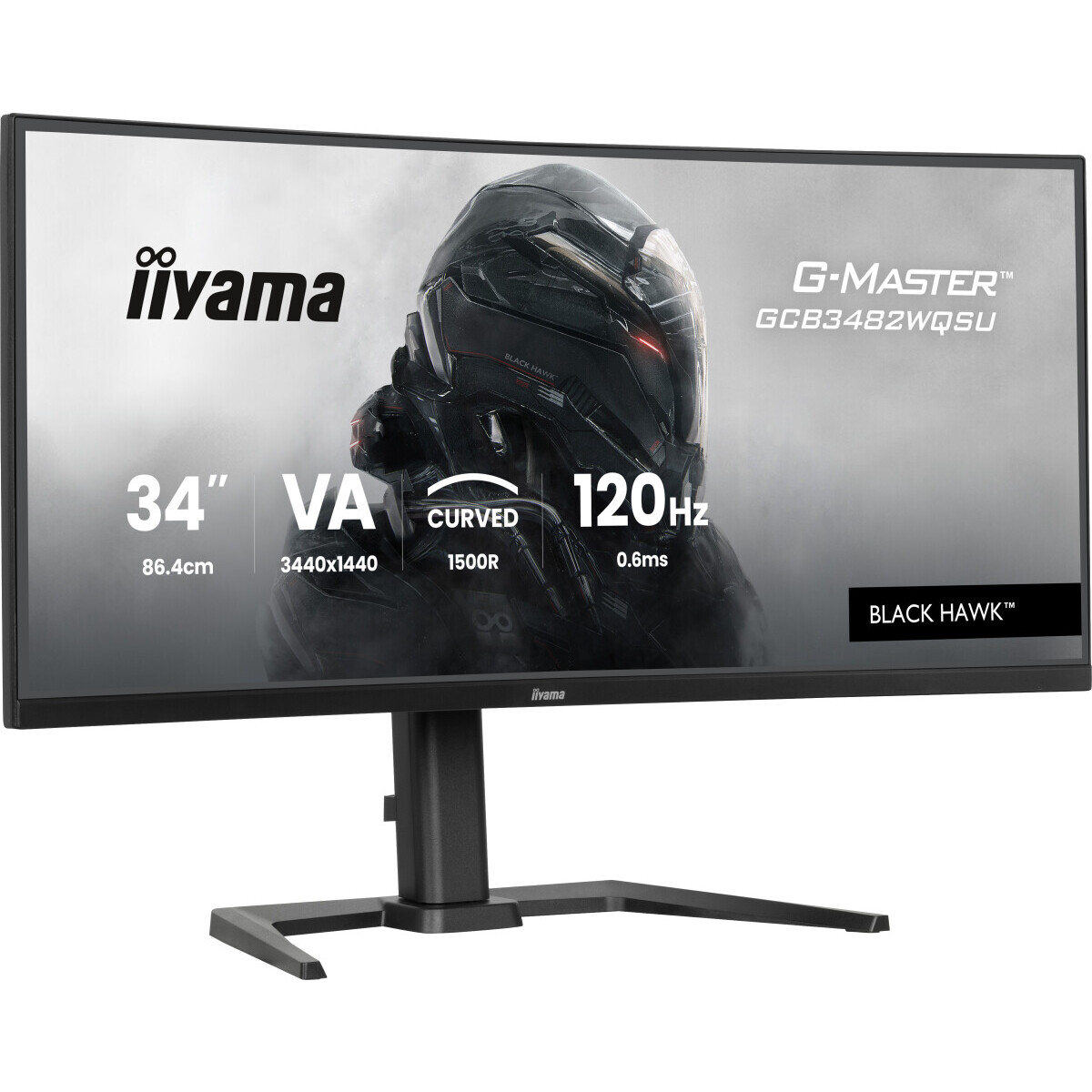Moniteur iiyama 34" G-Master GCB3482WQSU-B1 - photo 2