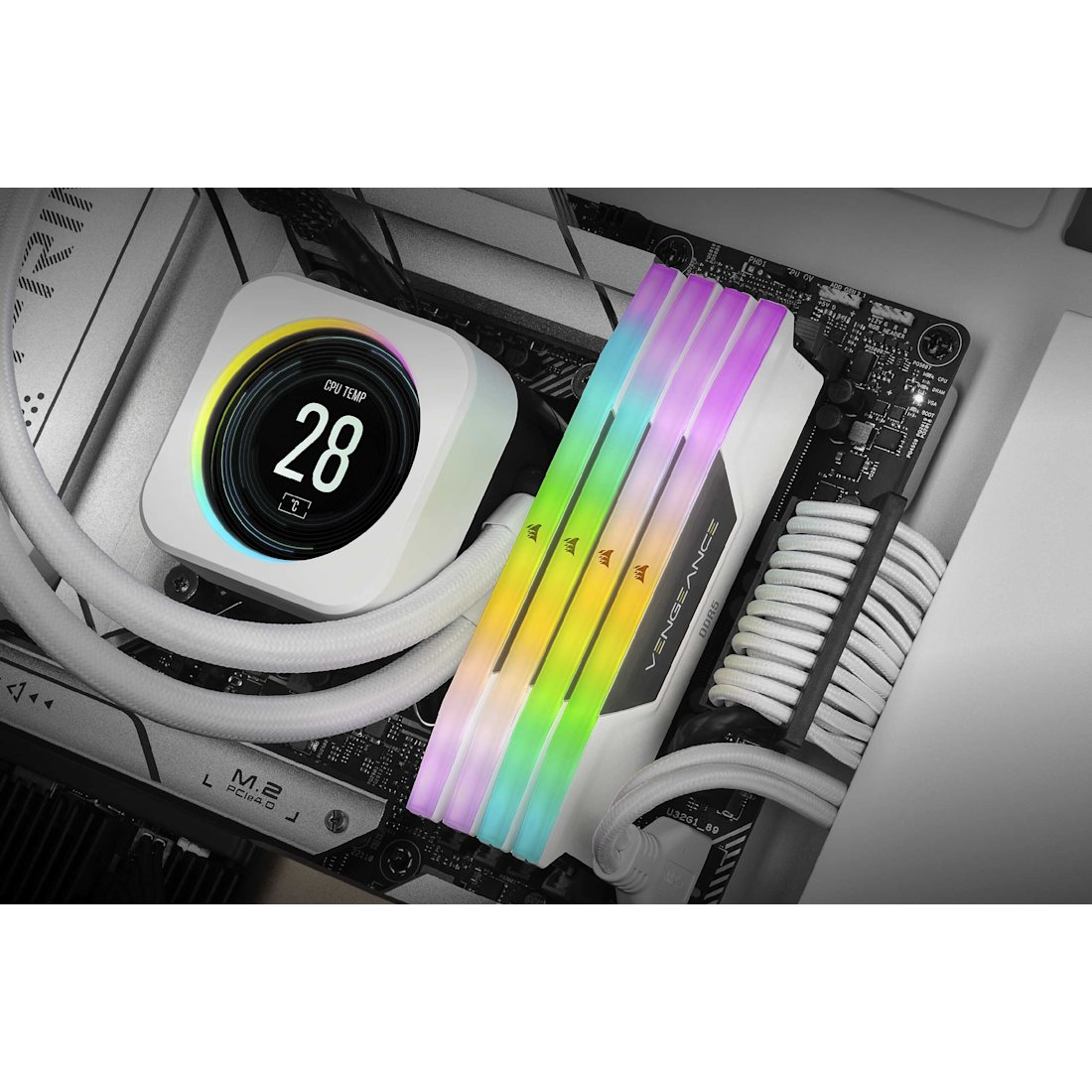 Random Access Memory (RAM) 32GB DDR5 6000MHz Corsair Vengeance RGB (CMH32GX5M2E6000C36W) (2x16GB KIT) - photo 6