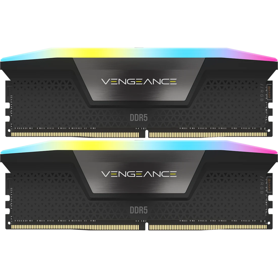 Mémoire vive 64GB DDR5 6000MHz Corsair Vengeance RGB (CMH64GX5M2D6000C40) (2x32GB KIT)